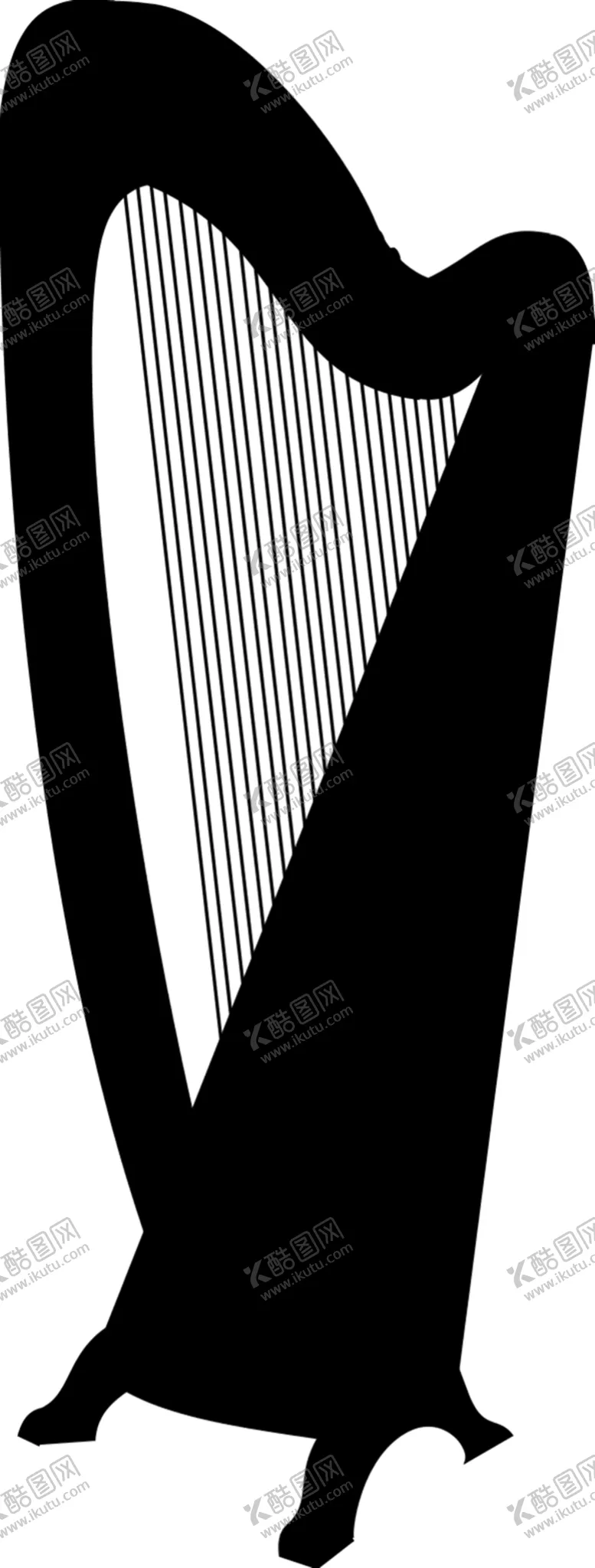 编号：79978205070229412637【酷图网】源文件下载-竖琴