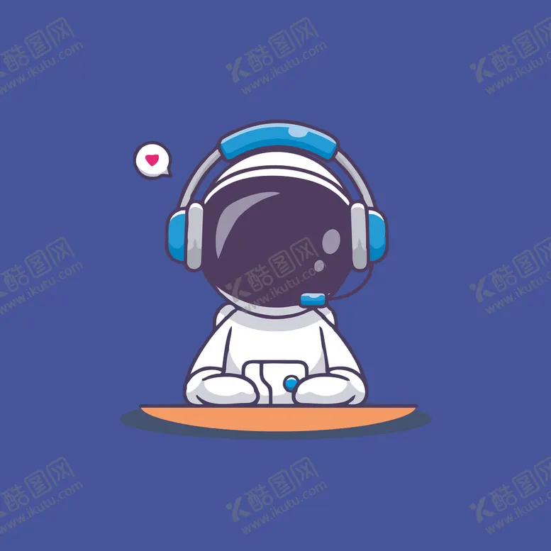 编号：11341502091043059101【酷图网】源文件下载-可爱宇航员卡通矢量儿童插画