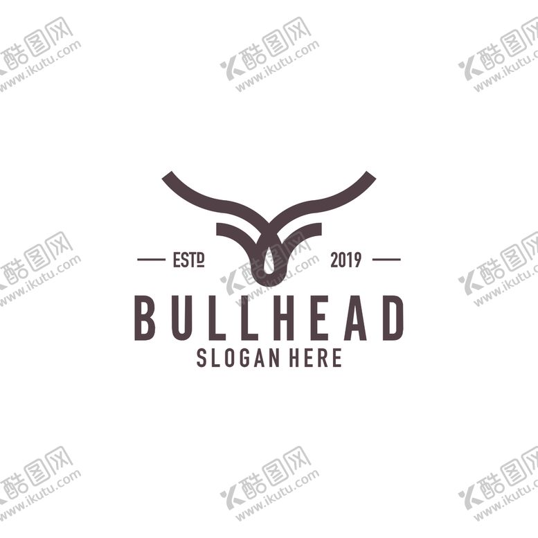 编号：88601910071729437752【酷图网】源文件下载-牛头标志