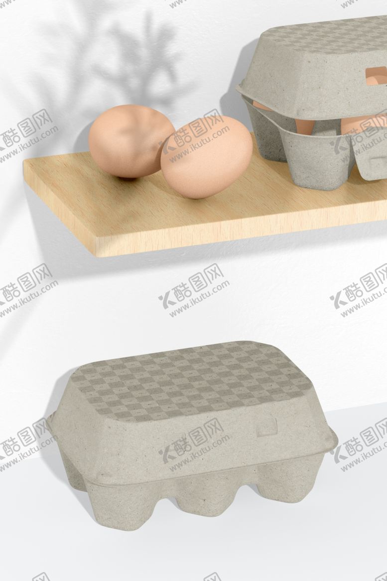 编号：56510702252326325240【酷图网】源文件下载-鸡蛋包装广告纸盒样机