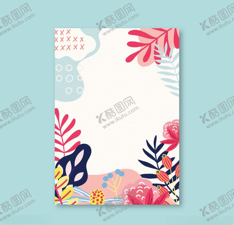 编号：93484306302120576302【酷图网】源文件下载-花圈多彩背景