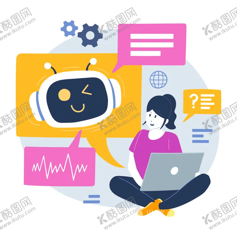 编号：41593209151601421492【酷图网】源文件下载-聊天机器人chat效率工具
