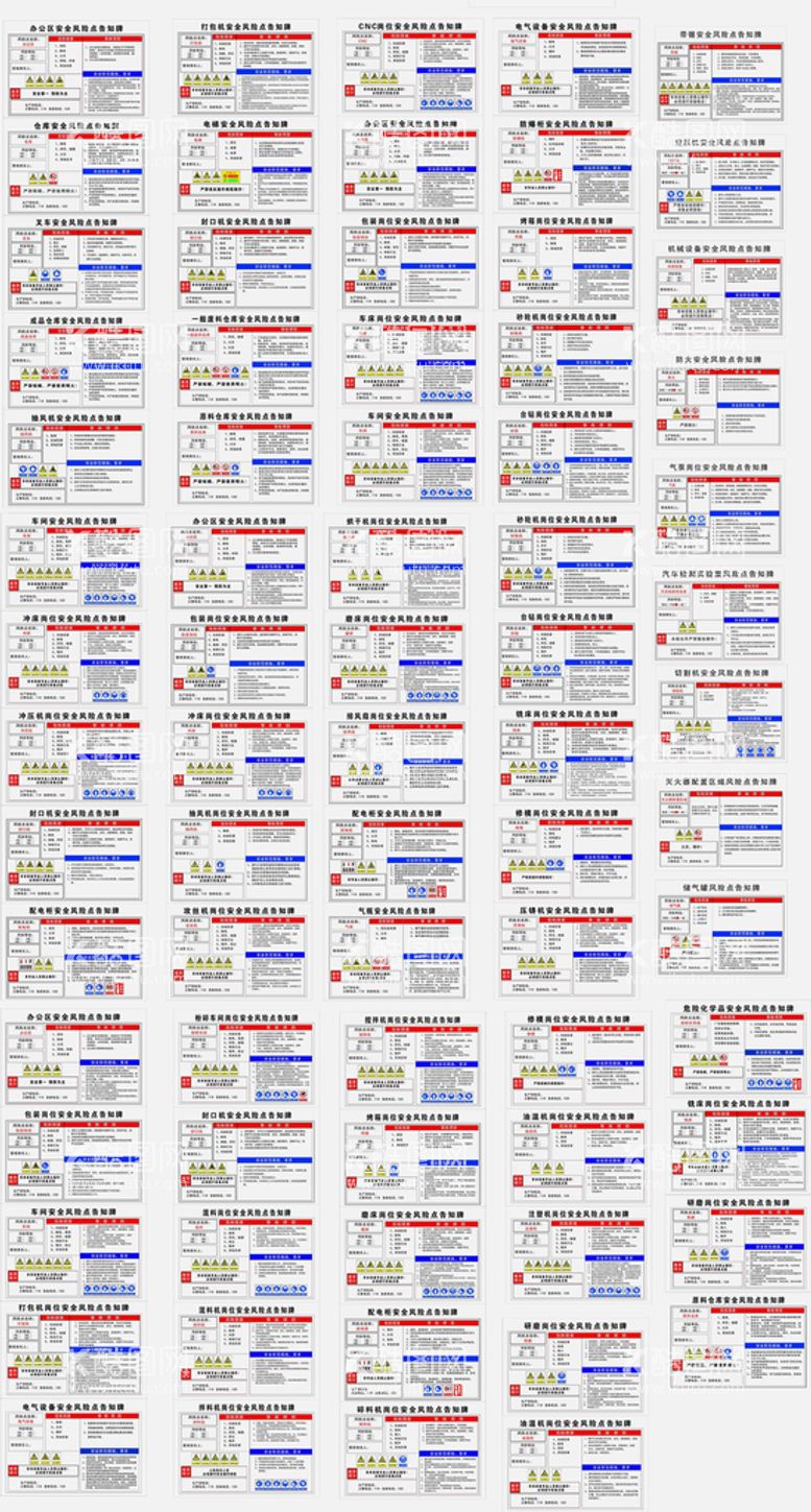 编号：89334212211259475942【酷图网】源文件下载-安全风险点告知牌