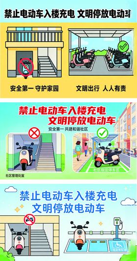 禁止电动车入楼充电