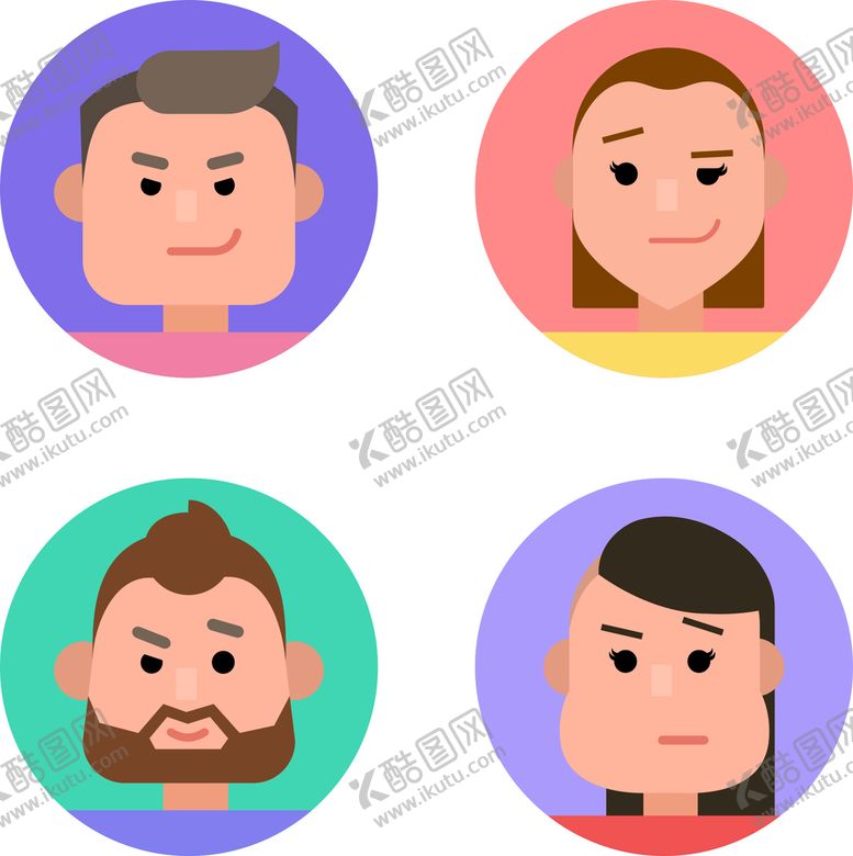 编号：24473710291204093833【酷图网】源文件下载-头像