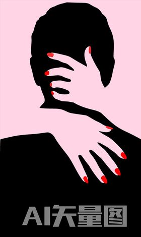 情侣拥抱剪影背影