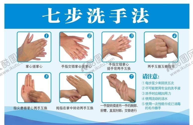 编号：34738306181159544827【酷图网】源文件下载-七步洗手法宣传