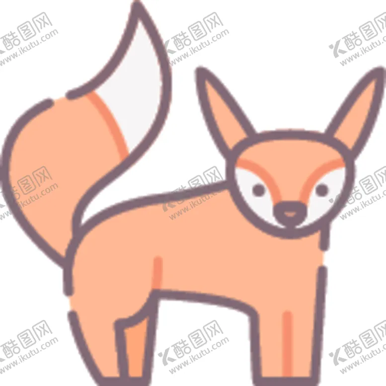 编号：13537709262237469674【酷图网】源文件下载-简笔动物矢量插画
