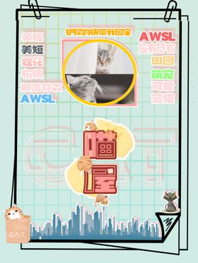 宠物海报店开业猫店宣传单店店铺