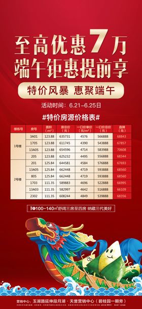 端午特价房单图
