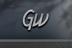 logo样机标志设计立体字LOGO设计背景墙