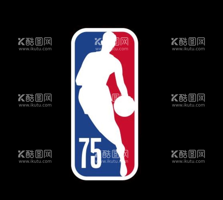 编号：94621311172328431561【酷图网】源文件下载-NBA75周年小标志