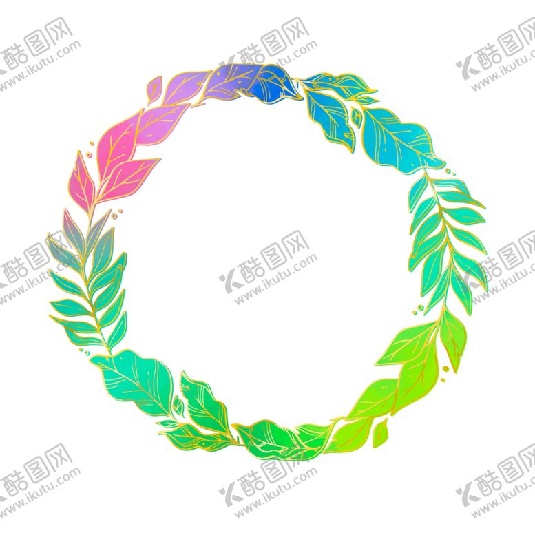 编号：21393605110641191234【酷图网】源文件下载-花环花卉