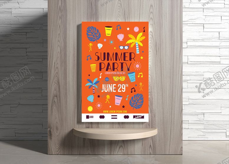 编号：32108409180000547623【酷图网】源文件下载-夏日海报