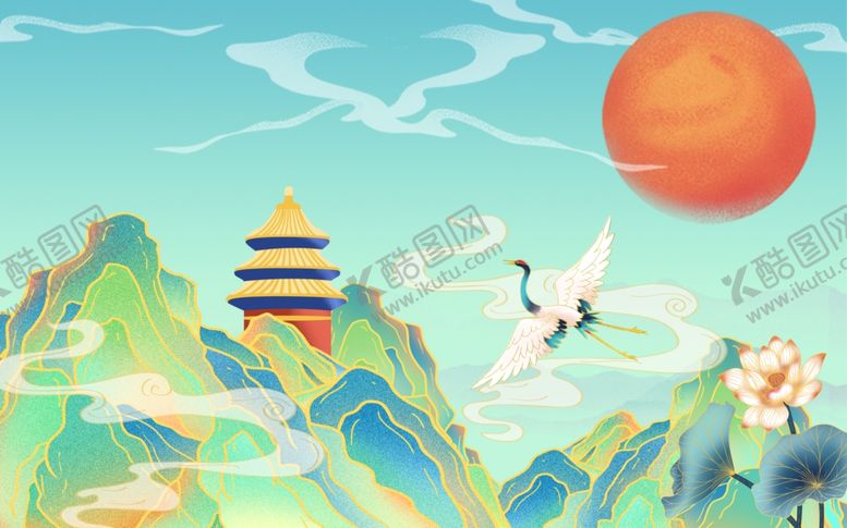 编号：10346001170023557136【酷图网】源文件下载-城市地标文化墙