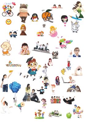 辅导班矢量人物