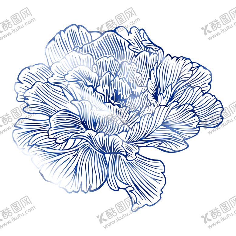 编号：01793210061012575869【酷图网】源文件下载-线条装饰青花元素