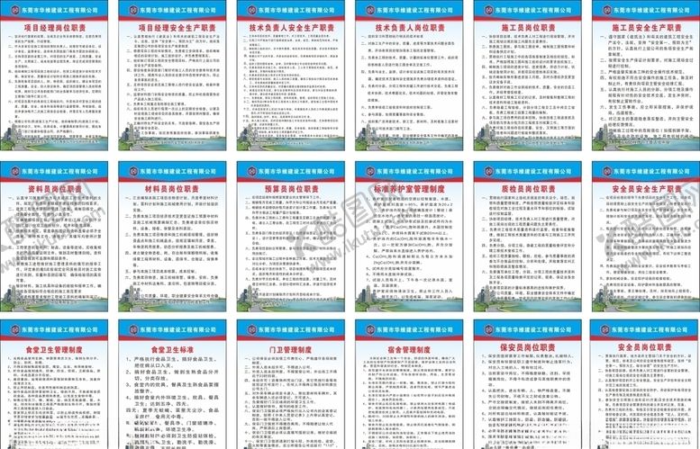 编号：88290906241240406665【酷图网】源文件下载-岗位职责建筑工地安全