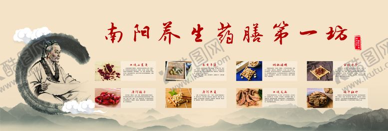 编号：72546909200015398935【酷图网】源文件下载-养生药膳展板