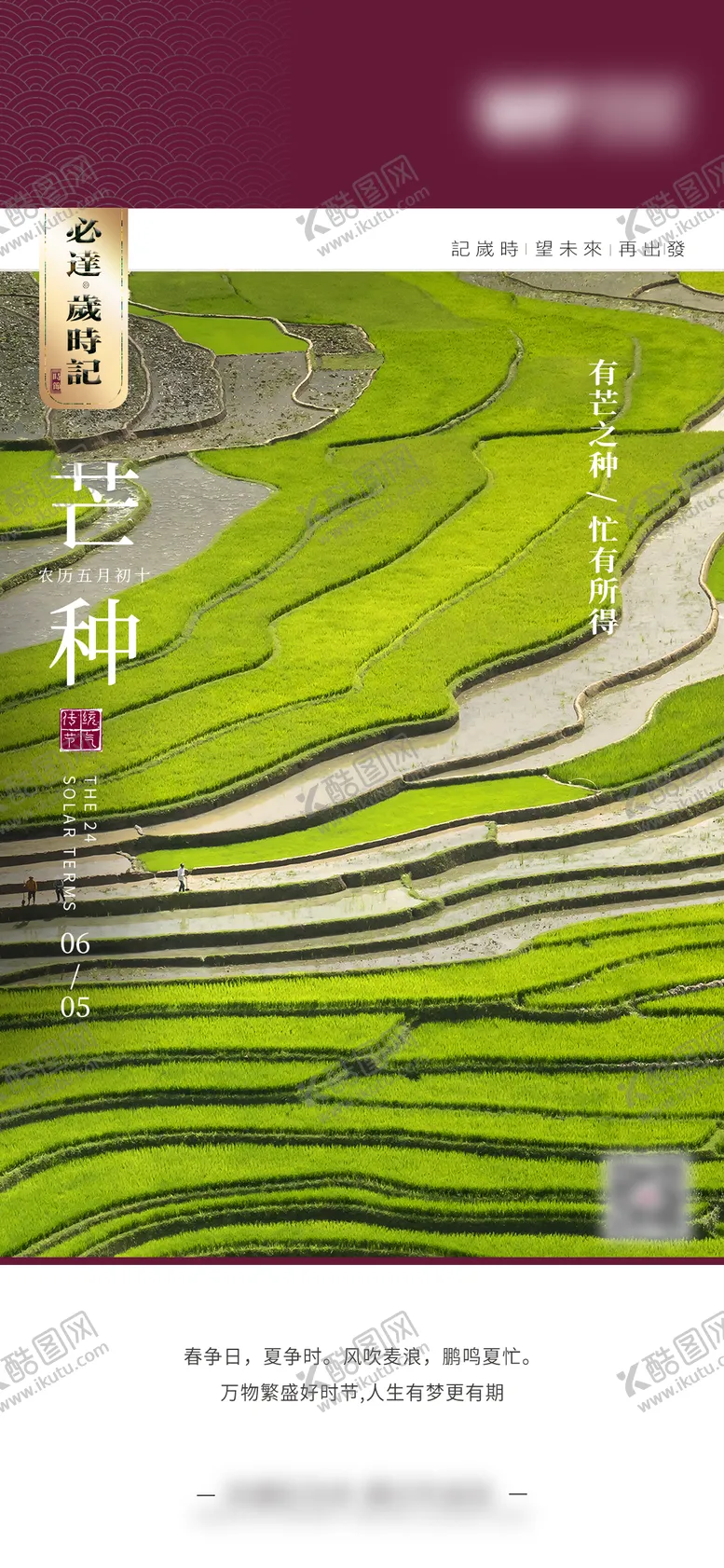 编号：84780906151749363117【酷图网】源文件下载-芒种海报