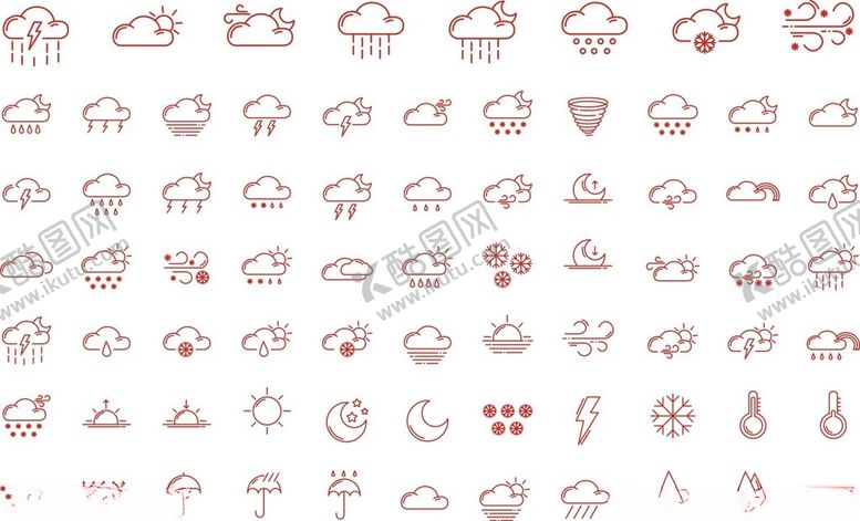 编号：92147609212148125625【酷图网】源文件下载-天气图标