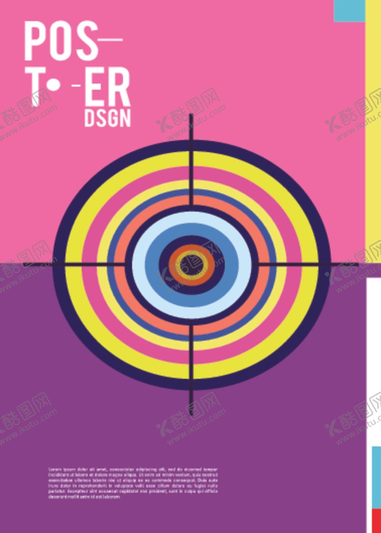 编号：68104509142229341259【酷图网】源文件下载-几何拼接创意海报图案