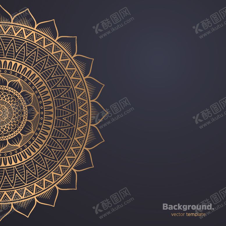 编号：52156510202113062150【酷图网】源文件下载-图案花纹曼陀罗