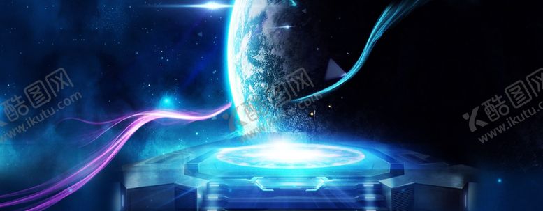 编号：47414309201701554869【酷图网】源文件下载-星球酷炫背景