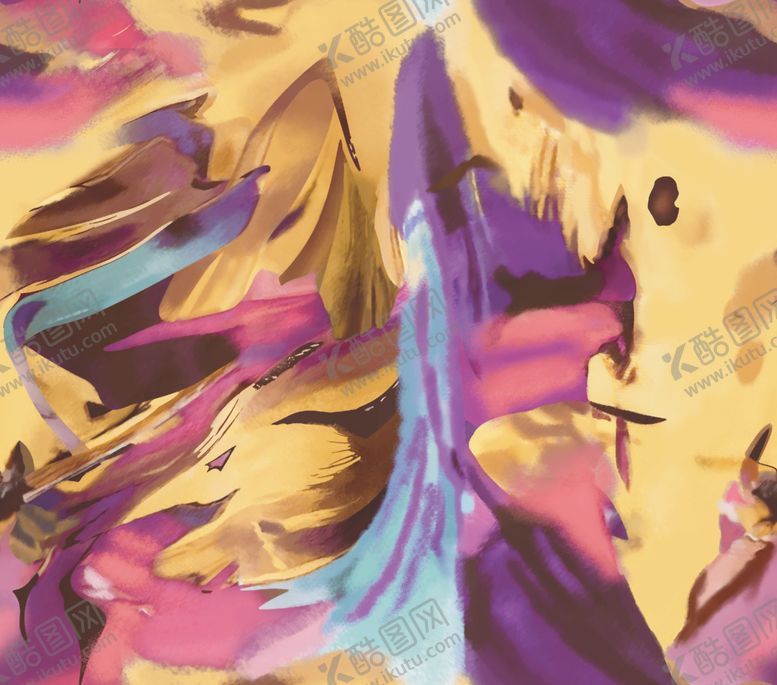 编号：70144109251744058594【酷图网】源文件下载-手绘扎染