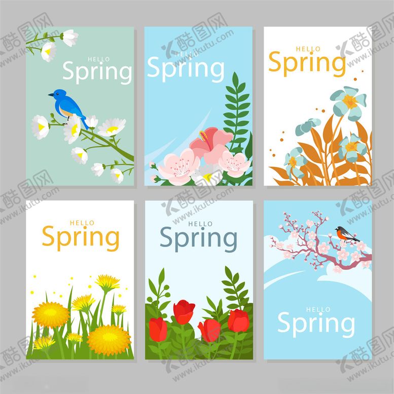 编号：74713304061438181332【酷图网】源文件下载-春季插画