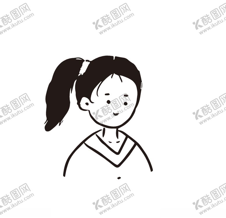 编号：35570006260803188001【酷图网】源文件下载-卡通女孩
