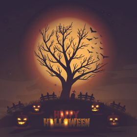 万圣节惊魂夜南瓜海报