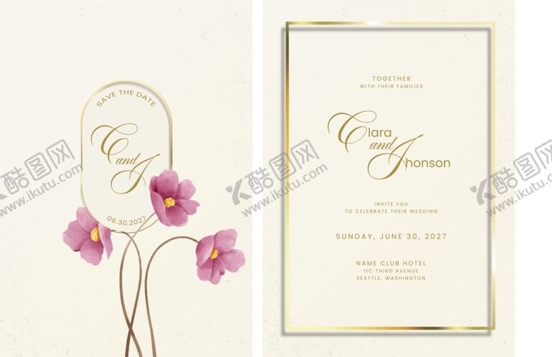 编号：95585110051527107053【酷图网】源文件下载-清新花卉贺卡