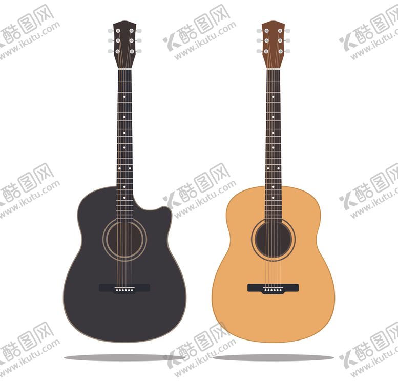 编号：12824909271939278971【酷图网】源文件下载-卡通吉它