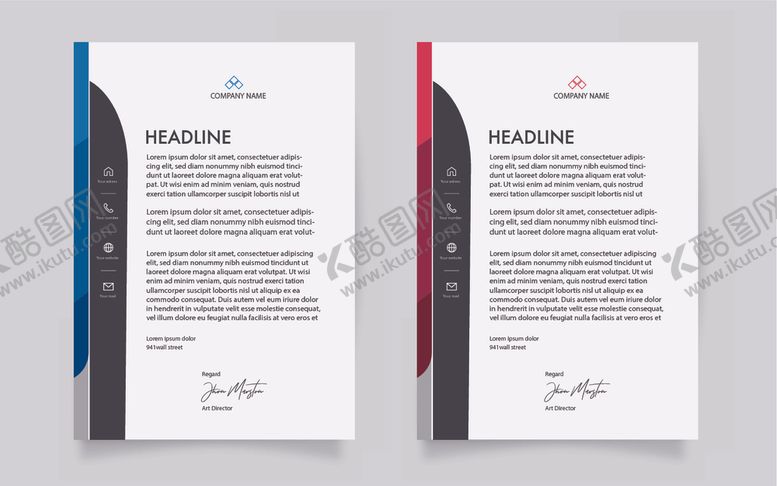 编号：70999209242257298711【酷图网】源文件下载-制度牌商务信纸宣传单