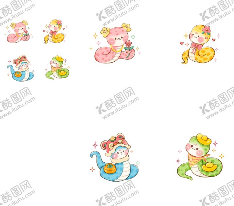 编号：31379101290046004581【酷图网】源文件下载-卡通蛇