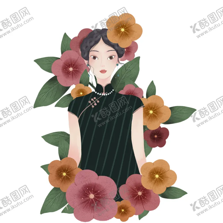 编号：89696605010253515778【酷图网】源文件下载-古代女子