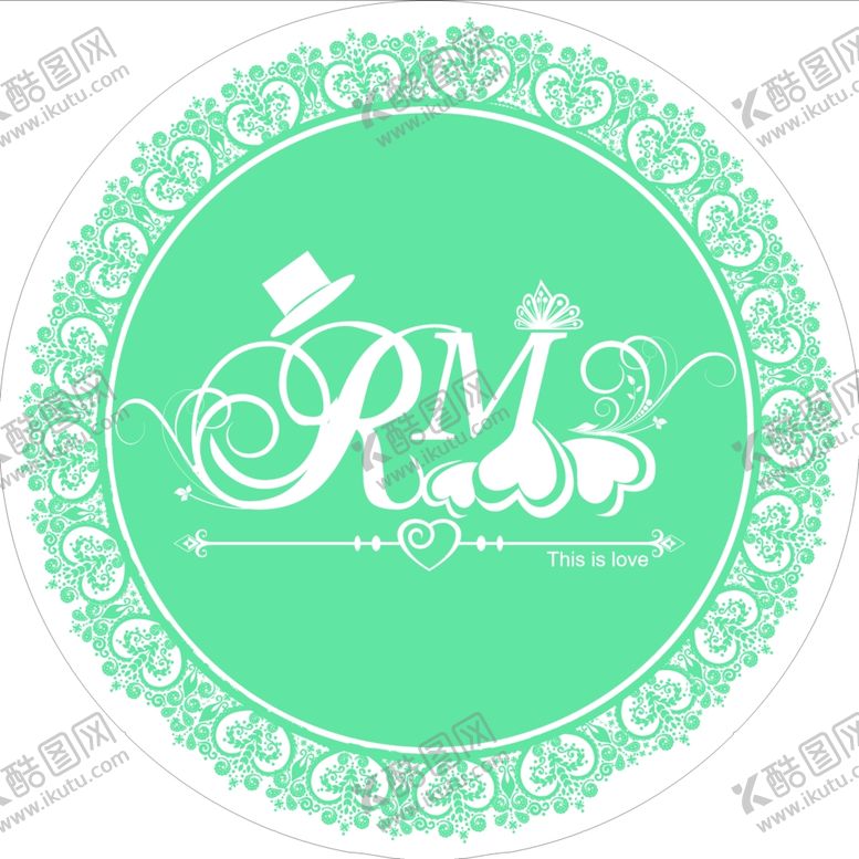 编号：30312910140515302440【酷图网】源文件下载-婚庆LOGO装饰