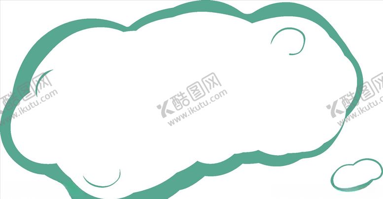 编号：40823210231914418510【酷图网】源文件下载-卡通云朵气泡文本框