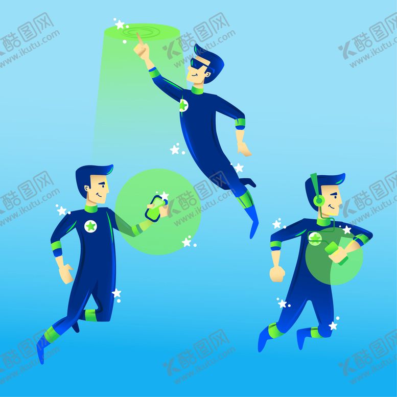 编号：84495901211040555504【酷图网】源文件下载-失重的人