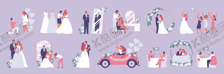 编号：86014004250746302610【酷图网】源文件下载-婚礼插图