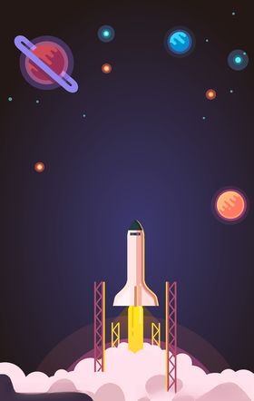 卡通太空