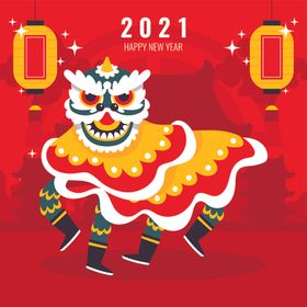 2021新年背景