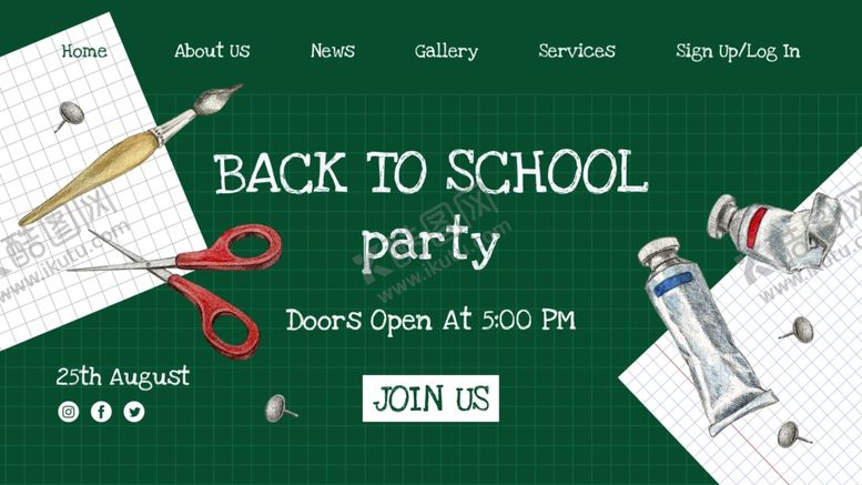 编号：42328502172214094264【酷图网】源文件下载-开学季返校登录页