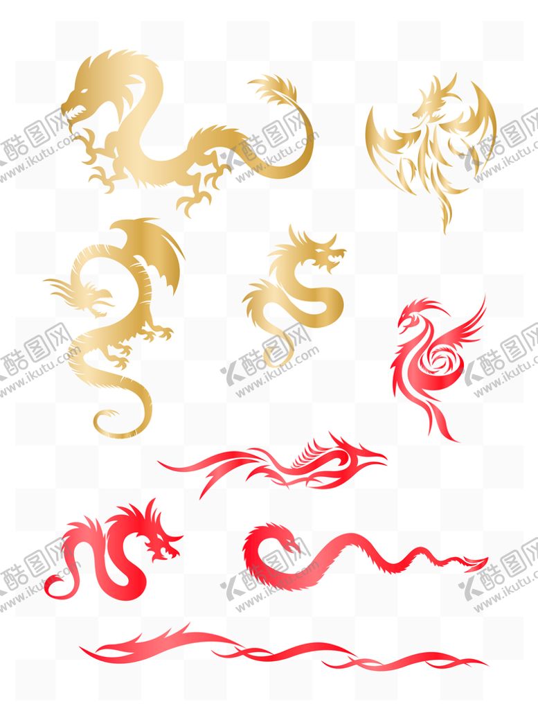 编号：32695109271718247824【酷图网】源文件下载-东西方神龙