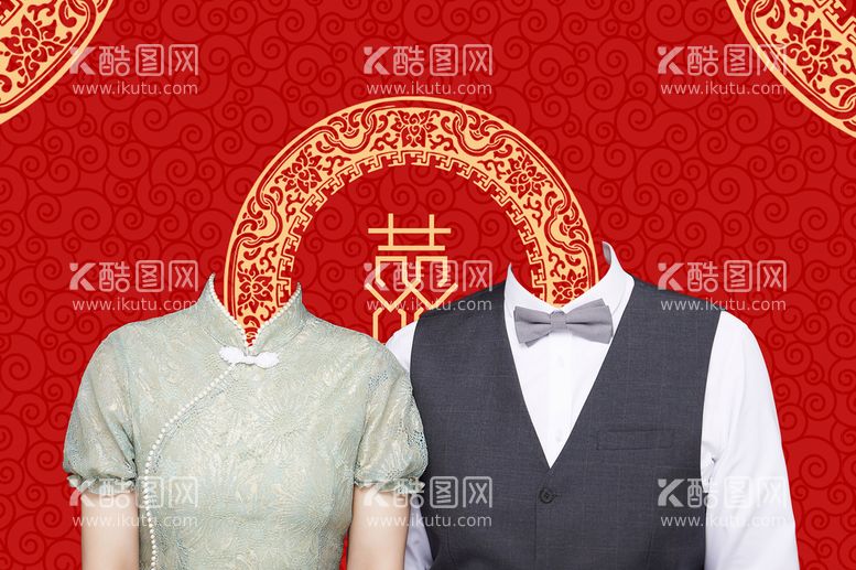 编号：18586711190745477010【酷图网】源文件下载-结婚证件照 