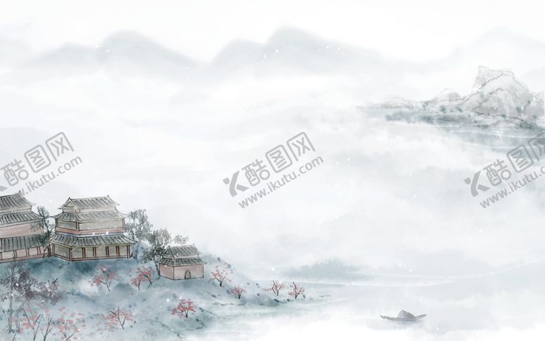 编号：36085006270007548783【酷图网】源文件下载-古风国潮意境复古海报背景素材