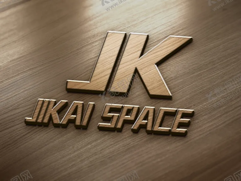 编号：36902005060045505752【酷图网】源文件下载-3D立木质LOGO智能贴图样机
