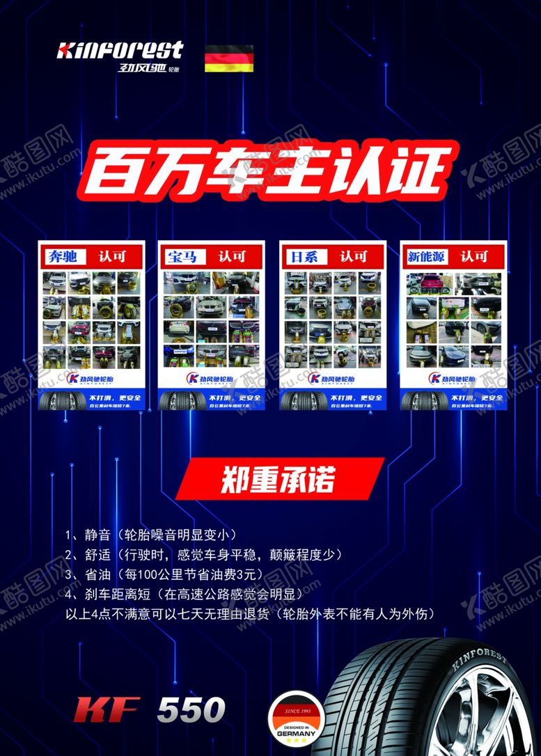 编号：55265102170200416475【酷图网】源文件下载-轮胎促销介绍宣传单张反面