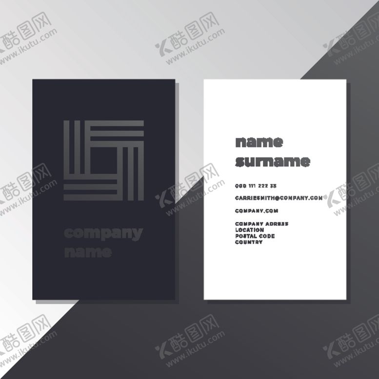 编号：29960509191651106628【酷图网】源文件下载-个性名片